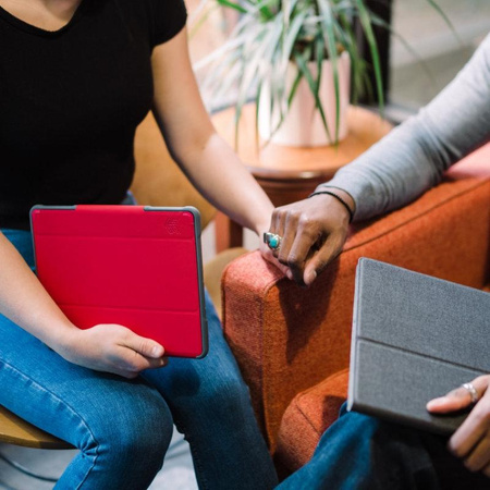 STM Dux Plus Duo - Étui blindé pour iPad 10.2" (2021-2019) MIL-STD-810G avec chargement de l'Apple Pencil (Bleu nuit)