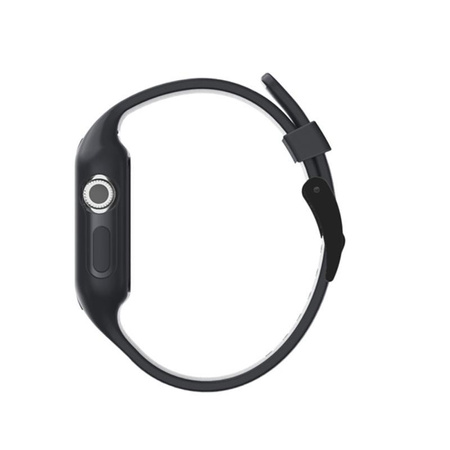 Incipio NGP Strap - Elastisches Armband für Apple Watch, 38/40/41 mm Gehäuse (rauchfarben)