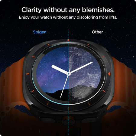 Spigen GLAS.TR EZ FIT 2-Pack - Panzerglas für Samsung Galaxy Watch Ultra 47 mm (2025/2024) (2 Stück)