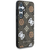 Guess 4G Imprimé motif pivoine coloré MagSafe - étui pour Samsung Galaxy S25 (marron)