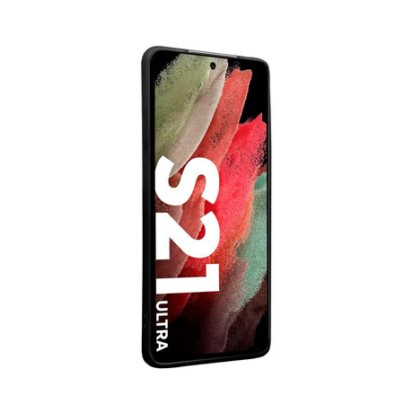 Crong Color Cover - Etui Samsung Galaxy S21 Ultra (czarny)