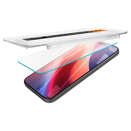 Spigen GLAS.TR EZ FIT Privacy - Edzett üveg adatvédelmi szűrővel iPhone 16 Pro készülékhez