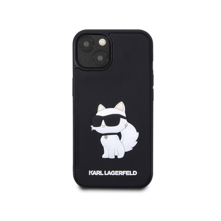 Karl Lagerfeld 3D Rubber NFT Choupette - pouzdro pro iPhone 14 Plus (černé)