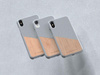 Nordic Elements Original Hel - Coque en bois pour iPhone XR (Gris clair)