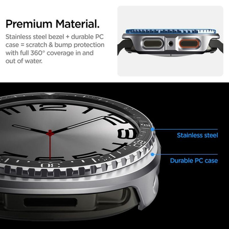 OBUDOWA SPIGEN DO SAMSUNG GALAXY WATCH 8 44 mm NAKŁADKA NA KOPERTĘ ETUI