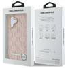 Karl Lagerfeld Hot Stamp MagSafe - étui pour iPhone 16 (rose)