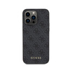 Guess 4G Metal Gold Logo - Coque iPhone 15 Pro Max (grise)