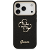 Guess Fixed Glitter Big 4G Metal Frame - Case iPhone 17 Pro (black)