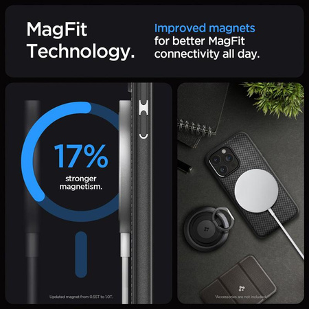 Spigen Mag Armor MagSafe - Hülle für iPhone 15 Pro Max (Schwarz matt)
