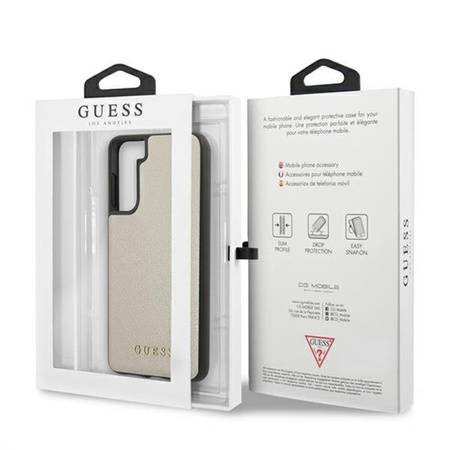 Guess Iridescent - Samsung Galaxy S21+ Case (Gold)