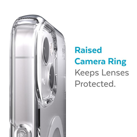 Speck Presidio Perfect-Clear + MagSafe - Étui pour iPhone 13 Mini avec revêtement MICROBAN (transparent)