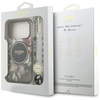 Guess IML Flowers Electro Pearl Strap MagSafe - Case iPhone 17 Pro (black)