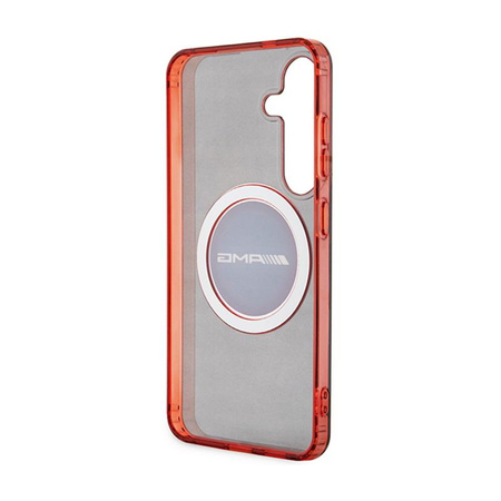 AMG átlátszó, kétszínű MagSafe - Samsung Galaxy S24 tok (fekete)