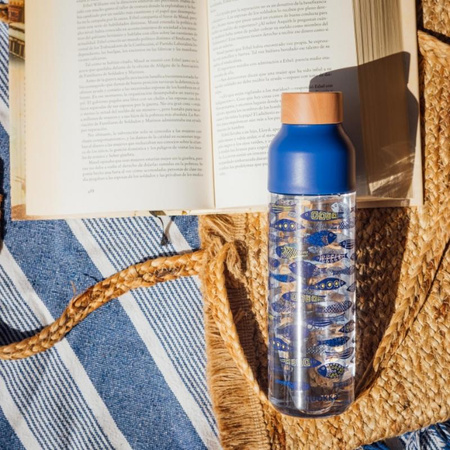 BUTELKA NA WODĘ DO SZKOŁY BPA FREE, do Pracy, Wytrzymała Ecozen, 840 ml