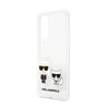 Karl Lagerfeld Ikonik & Choupette - Pouzdro Samsung A53 (průhledné)