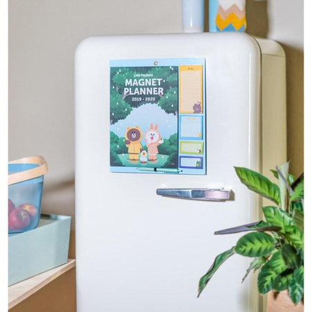 LINE FRIENDS - Magnetický plánovač (30 x 34 cm)
