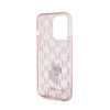 Karl Lagerfeld Monogramm Choupette - iPhone 15 Pro Max Tasche (Rosa)