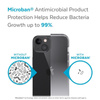 Speck Presidio Perfect-Clear + Ombre - Etui iPhone 13 z powłoką MICROBAN (Clear/Atmosphere Fade)