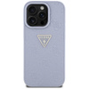 Guess Hot Stamp 4G Pattern Triangle Metal Logo - Case for iPhone 16 Pro (purple)