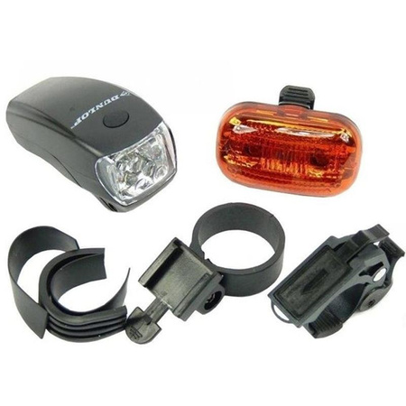 Dunlop - Jeu de feux de vélo LED avant et arrière