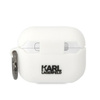 Karl Lagerfeld Silicone Karl & Choupette - Case for AirPods Pro (White)
