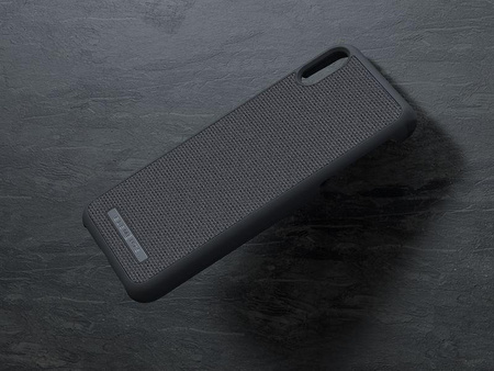 Nordic Elements Original Idun - Anyag tok iPhone Xs Max készülékhez (sötétszürke)