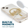 Case-Mate Karat MagSafe - Coque pour iPhone 14 décorée d'or (Marbre)