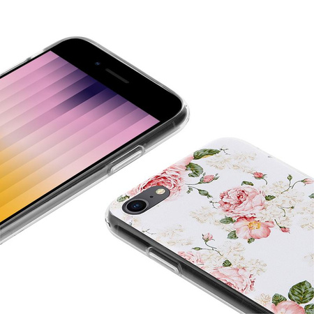 Crong Flower Case - Coque iPhone SE (2022/2020) / 8 / 7 (motif 02)