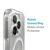 Speck Presidio Perfect-Clear + MagSafe - Custodia per iPhone 14 Pro con rivestimento MICROBAN (trasparente)