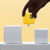 WEKOME WP-U141 Tint Series - Ladegerät 2x USB-C & USB-A Superschnellladegerät GaN 67W (Gelb)