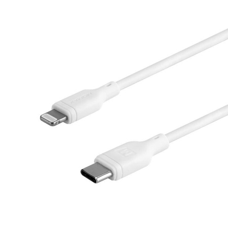Momax Zero - USB-C (Power Delivery Fast Charging 3A) Lightning MFi csatlakozókábel 1,2 m (fehér)
