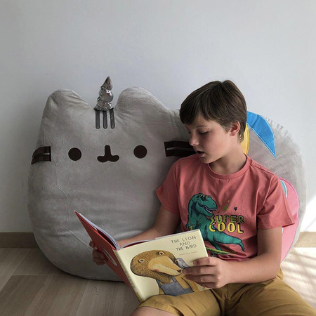 Pusheen - MEGA LARGE oreiller licorne jumbo (Pusheenicorn) (77,1 x 55,9 x 104,1 cm)