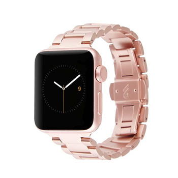 Case-Mate Linked - Řemínek z nerezové oceli pro Apple Watch 38/40/41 mm (Růžově zlatá)