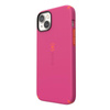 Speck CandyShell Pro + MagSafe - Coque pour iPhone 14 Plus avec revêtement MICROBAN (Digital Pink / Energy Red)