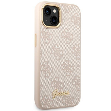 Guess 4G Metal Camera Outline Case - pouzdro pro iPhone 14 (růžové)