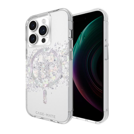 Case-Mate Karat MagSafe - Etui iPhone 15 Pro zdobione naturalną masą perłową (A Touch of Pearl)