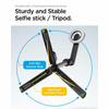 Spigen S570W MagSafe Bluetooth Selfie Stick Tripod - stojan na chytrý telefon / držák selfie tyče (černý)
