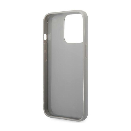 Karl Lagerfeld Monogram Irizáló - iPhone 14 Pro Max tok (ezüst)