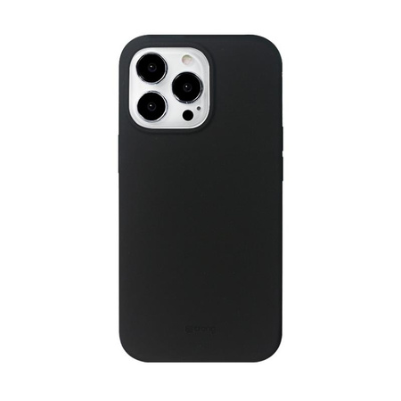 Crong Color Cover Magnetic - Custodia MagSafe per iPhone 13 Pro Max (Nero)