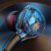 WEKOME YC06 Blackin Series - Słuchawki przewodowe HiFi jack 3,5 mm (Biały)