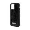 Guess Sequin Script Metal - iPhone 12 / iPhone 12 Pro Case (black)