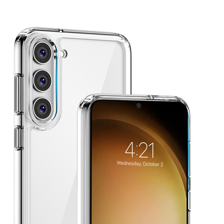 Kryt Crong Crystal Shield Cover - Pouzdro pro Samsung Galaxy S23 (průhledné)