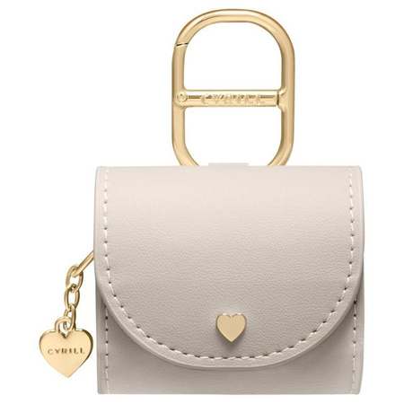 Spigen Cyrill Mini Bag - Hülle mit Band für Apple AirPods 4 (Beige)