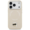 Karl Lagerfeld Karl Pin MagSafe - Case for iPhone 17 Pro Max (beige)