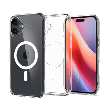 Spigen Ultra Hybrid MagSafe - pouzdro pro iPhone 16 Plus (bílé)