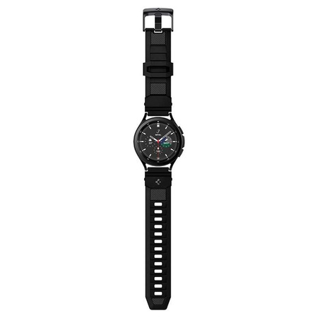 Spigen Rugged Band - Armband für Samsung Galaxy 4 / 4 Classic / 5 / Active 2 / Huawei Watch GT 2 42 mm (Schwarz)