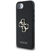 Guess Grained Big 4G Logo Small Classic Logo - Hülle für iPhone 16e (schwarz)