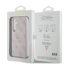 Guess 4G Collection Leather Metal Logo MagSafe - Etui Samsung Galaxy S24 (różowy)
