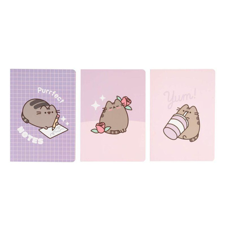 Pusheen - Set di quaderni A5 della collezione Moments, 3 pezzi.