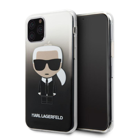 Karl Lagerfeld Iconic Karl Gradient - iPhone 11 Pro Case (black)